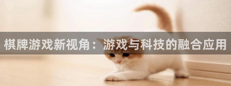 pp电子涂料怎么样：棋牌游戏新视角：游戏与科技的融合应用