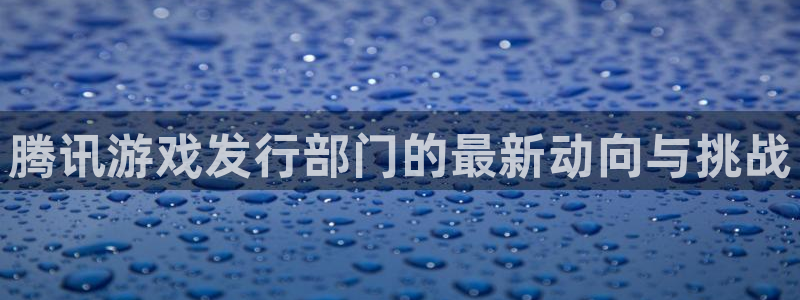 pp电子官网注册平台怎么注册：腾讯游戏发行部门的最新动向与挑战